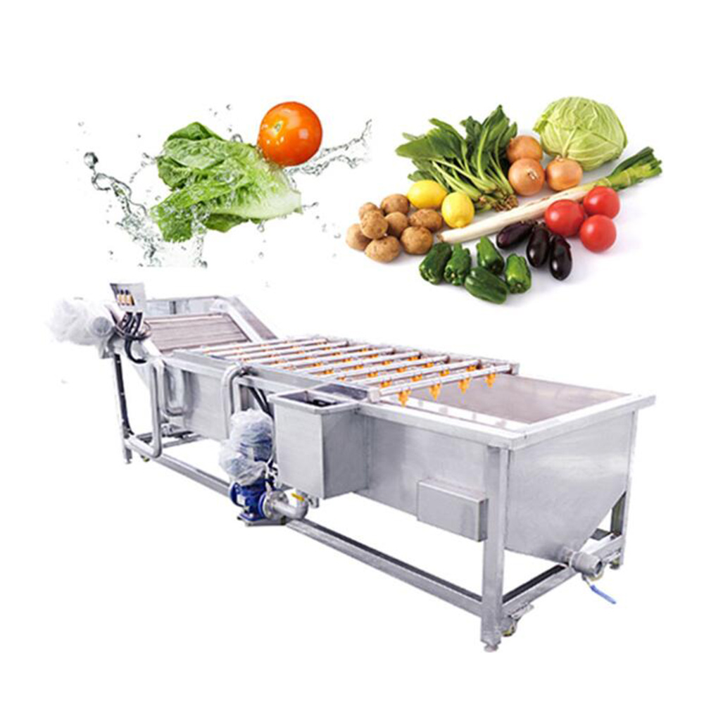 Air bubble fruit vegetable washing machine