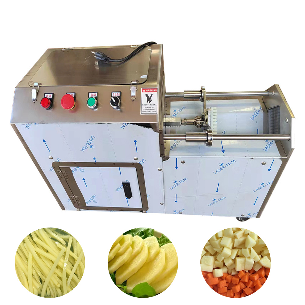 Floor Type Electric Root Vegetable Strip Cutting Machine