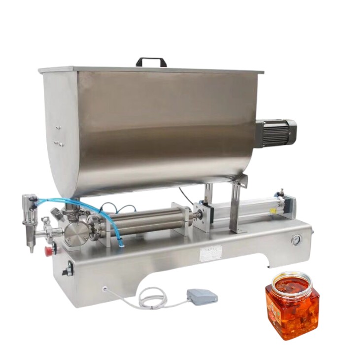 U-type horizontal stirring paste filling machine