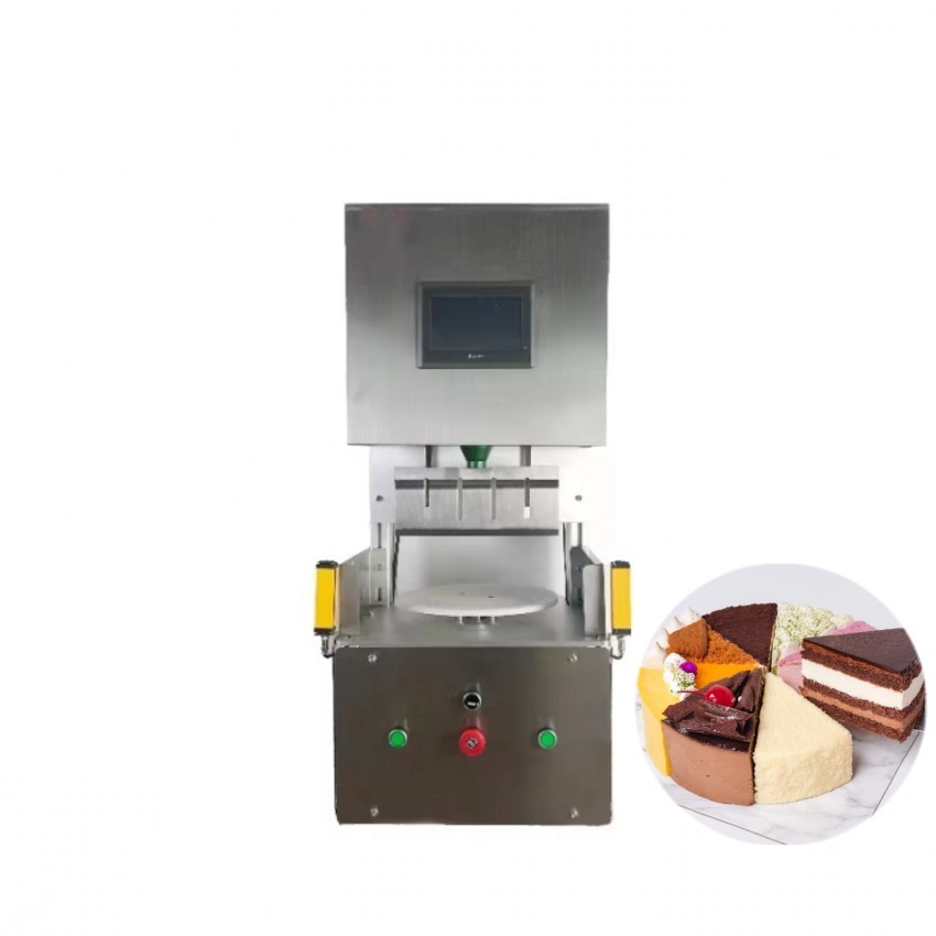 Ultrasonic round cake cutting machine